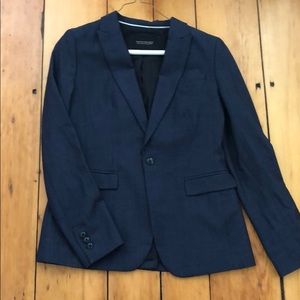 BR Long and Lean Suit Jacket - Navy